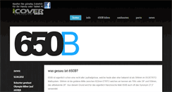 Desktop Screenshot of 650b.de